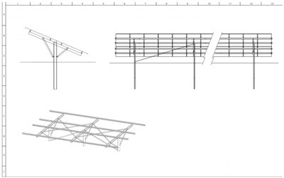 SINGLE-PILE FIXED MOUNTING SYSTEM ON GROUND